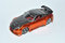 Nisan 350Z Orange Coupe Tuning 1/64 Jada Toys Modell Auto