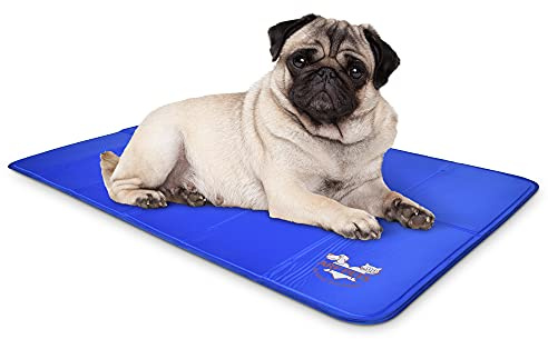 Arf Pets Dog Cooling Mat - Solid Gel Self-Cool Pad | Durable & Non-Toxic