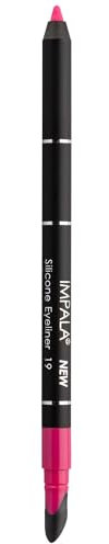 Impala - Lápiz de Ojos de Gel Waterproof con Silicona Color Rosa Nº 19 | Trazo Definido o Efecto Difuminado | Textura Cremosa Fácil de Aplicar | Color Intenso Duradero y Resistente al Agua