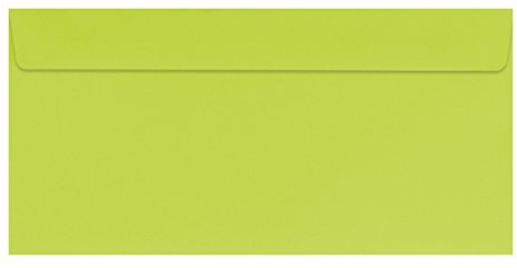 500 farbige Briefumschläge / Din lang / Farbe: hellgrün