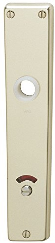 Langschild WG 2000, WC90, für Notöffner, Alu neusilber eloxiert, 1 Stück | Zubehör Beschläge Türen