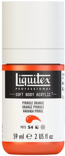 Liquitex Acrylic Paint, Pyrrolorange, 59 ml (Pack of 1)