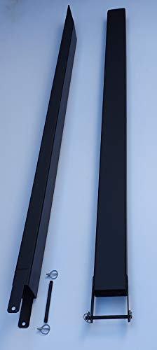 Gabelverlängerung geschlossen 1800 mm / 1,80 m Verlängerung für Stapler 1 Paar mit Bolzenverriegelung