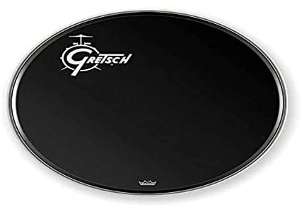 Gretsch Bass Drum, peau de grosse caisse, Ambassador Ebony 24'', GRDHEB24O