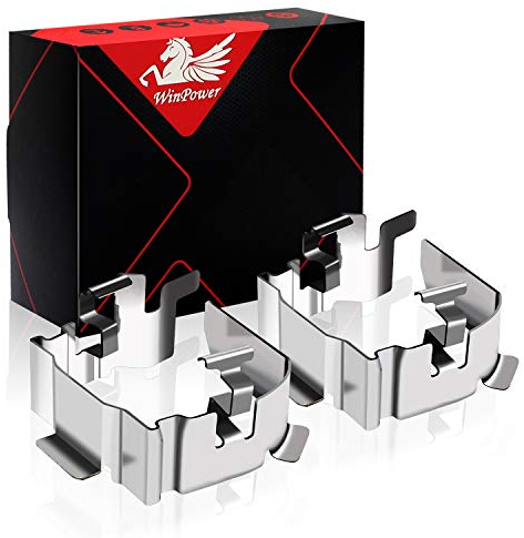 WinPower H1 LED ampoule Base Clips support adaptateur prise support lampe accessoires Conversion Compatible avec Focus/Fiesta 2019 Ecoboost Vivaro Meriva b Peugeot Expert Citron Jumpy3 etc., 2 pièces