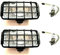 MelTruck® 2x Halogen Nebelscheinwerfer Zusatzscheinwerfer Nebellicht und 12V Glühbirnen