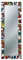 Lupia - Specchio da Parete Moderno, MIRROR FANTASY VOYAGER POP, Cornice Stampata in Legno, Adatto per Ingresso Soggiorno Camera, Decorazioni da Parete, Vetro, 44x127 cm