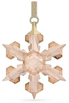 SWAROVSKI Festliche Ornamente, Weihnachtsdeko, Weihnachtsschmuck, klein, goldfarben