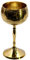 ESPLANADE Schnapsgläser, Messing, Kelch, Wein, Coupes, Gläser, 11,4 cm hoch