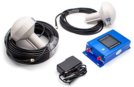 LeTkingok Amplificateur Intensificateur De Signal GNSS GPS+BD, Transpondeur De Signal Amplificateur De Signal Intérieur Beidou Répéteur Double Fréquence 60dB±2dB