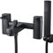 Bath Mixer Taps, NewEast Black Bathroom Shower Mixer Tap, Square Tub Tap Bath Filler Tap