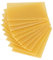 Dpofirs 10 Stück Bienenwachsblätter, Bienenwachswabenblätter Wax FoundationBee Hives Kit für die Kerzenherstellung, WaxFoundation für Bienenrahmen (5,1 Zoll X 3,5 Zoll)