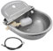 homfanseec Dispensador automático de agua para mascotas, para vacas, caballos, cabras, cerdos, perros, con manguera de 1 m y válvula flotante, de acero inoxidable