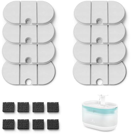 PETLIBRO Filtre de Remplacement x 8, Uniquement pour Les Capsules, PLFF002, Blanc