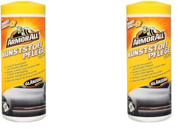 ARMOR ALL GAA36030GE Kunststoffpflegetücher 30 Stk. Glänzend (Packung mit 2)