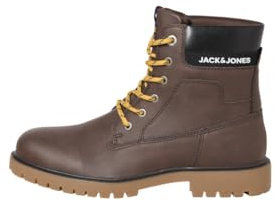 JACK & JONES Stivali da uomo Jfwfinius Nubuck Boot PU, Logo Java Detail, 44 EU