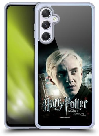 Head Case Designs Offizielle Harry Potter Draco Malfoy Deathly Hallows VIII Soft Gel Handyhülle Hülle kompatibel mit Samsung Galaxy M54 5G