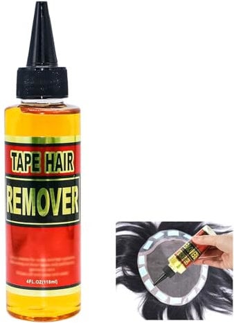 Tape Extensions Remover Tape Remover Hair Extensions Tape Hair Extension Remover Hair Tape Remover Suitable for Lace Wig Glue Adhesive or Hair Extension Tape (Gentle on Skin and Hair/Easy to Clean)