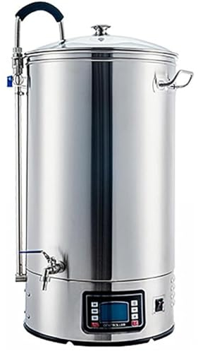 Brewing Di Birra Elettrica 40L/60L, Produttore Di Birra Casalinga, Dispositivo Di Bollitura Con Pannello, Modalità Automatica/Manuale, Potenza 2500w/3000w, 25-100 ℃ Temp 1-180 Min Timer,60L