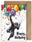 WBdesignz Ninja Geburtstag Karte mit Umschlag - Jungen Geburtstagskarte Happy Birthday Kinder Glückwunschkarte zum Geburtstag (DIN A6)