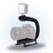 TronicXL Video Action Stabilisierungsgriff Handgriff Stabilisator mit Cold Shoe für Kaltschuh für Canon Nikon Sony Panasonic Pentax Olympus DSLR Kamera Camcorder