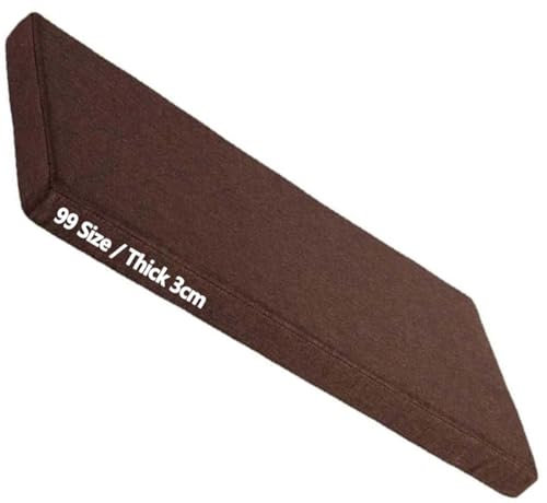 Sitzkissen Bank 150x40 100x40 80x40 160x40 120x40 200x40 Bankkissen, Gartenbank Kissen Bankauflage, Stuhlkissen 40x40 45x45 50x50, Sitzauflage Sitzpolster Bank für Innen outdoor, Fenster(Coffee 8o,70x