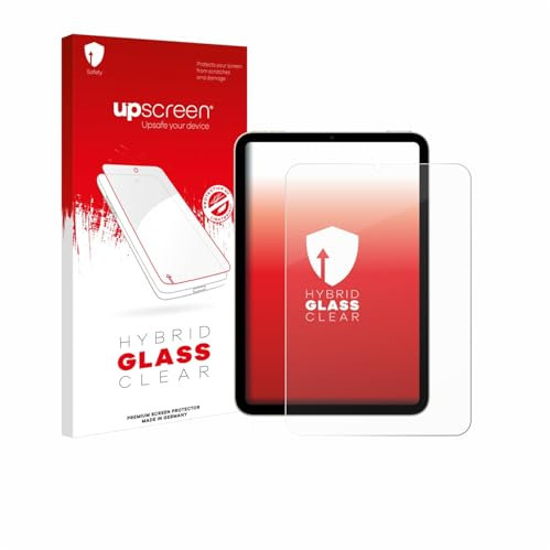 upscreen Schutzglas für Apple iPad Mini 7 WiFi 2024 Schutzfolie Panzer Folie Glas [Extrem Kratzfest 9H, Anti-Fingerprint, Ultra-Transparent]