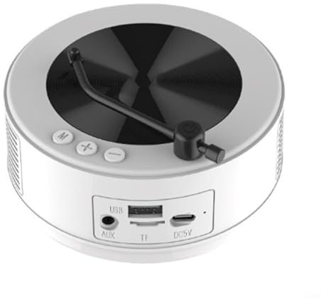 BlissfulAbode Player Portable, Retro Player & BT Speaker 2 in 1, 1500mAh Rechargeable Portable Player for Car/Home, FM Radio, Support AUX/USB