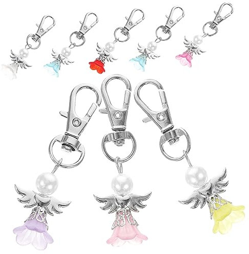 Cabilock 8 Stücke Engel Schlüsselanhänger Schlüsselring Clip Keychain Kreative Keychain Set Für Party Präsentieren