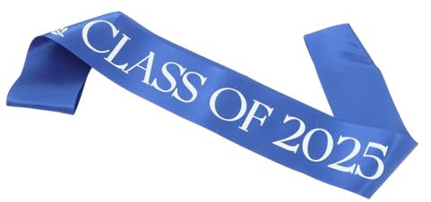 Alipis Graduation Stole Sash Class of Dekorative Schulterband Für Abschlussfeiern Geeignet Für Kindergarten Bis Doktoranden Aus Strapazierfähigem Stoff Mit Weißen Buchstaben