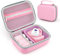 GlasFlength Étui pour Appareil Photo Instantané Enfant Compatible avec Seckton DEKER Miiulodi, Sac pour Appareil Photo Compact pour Appareil Photo Carte mémoire et Accessoires (étui Uniquement) Rose