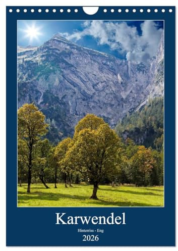 Karwendel - Hinterriss-Eng (Wandkalender 2026 DIN A4 hoch), CALVENDO Monatskalender: Wanderparadies und Erholung vereint in einer wunderschönen Landschaft (CALVENDO Orte)