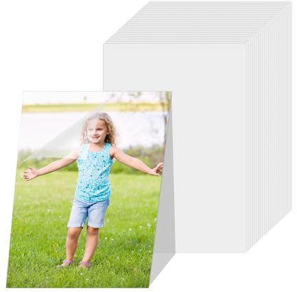 A4 Self-Seal Laminating Sheets, 25-Pack Clear Cold Film for Documents | Machine-Free Waterproof Protection for Photos, Cards and Prints with Transparent Finish and Easy Peel Backing.