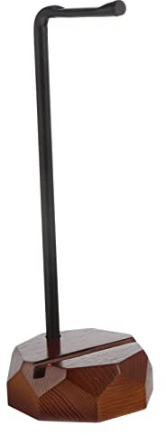 Lurrose Soporte de Auriculares de Madera para Escritorio Organizador Estable y Compacto para Auriculares Gaming y Diademas Elegante