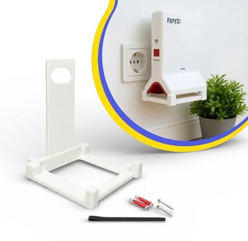 Steckdose Halterung AVM FRITZBOX Wandhalterung Router für Repeater 6000/3000/3000 AX FritzBox
