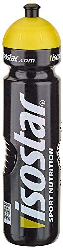 Isostar Sport Trinkflasche 1000 ml - Kunststoff, BPA-frei - Wasserflasche für Laufen, Radfahren, Gym, Wandern - Praktischer und auslaufsicherer Push & Pull Verschluss - 1er Pack (1 x 71 g)