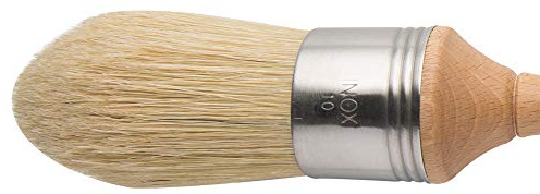 Escoda : Pointed Lily Bristle Round Brush : No.10. : Stainless Steel Ferrule 42mm