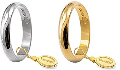 Fede Nuziale Unoaerre Classica fascia larga da 3 grammi oro giallo 18kt