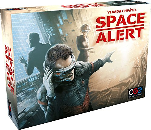 CGE Space Alert Board Game | English, 12+ Years, 1-5 Players, Sci-Fi, Cooperative, Survival Game