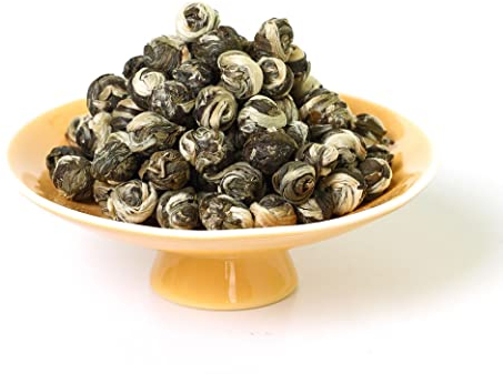 GOARTEA 50g / 1.76oz Nonpareil Supreme Jasmine Pearls Tea Jasmine Tea Loose Leaf Jasmine Green Tea Chinese Jasmine Dragon Pearl Tea