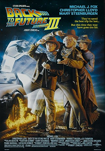 Close Up Zurück in die Zukunft - Back to the Future III (1989) | US Import Filmplakat, Poster [68 x 98 cm]