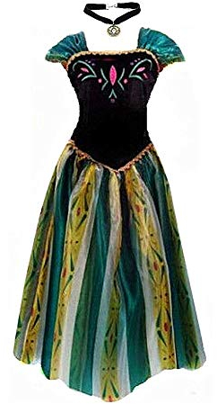 Big-On-Sale Prinzessinnenkostüm für Erwachsene, Damen, Krönungskleid, Cosplay, Grün , XXL