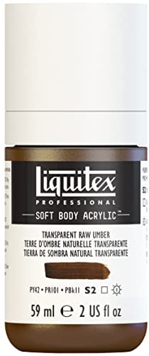 Liquitex Acrylic Paint, Umbra Natural Transparent, 59 ml (Pack of 1)