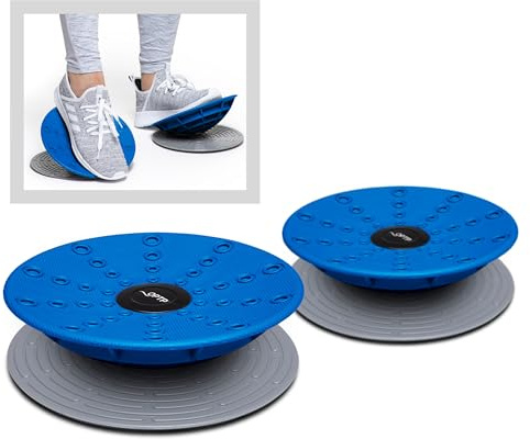 OPTP Dynamic Duo Balance & Stability Trainers – Blue, Set of 2, 8 1/4