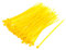 sourcing map Cable Zip Ties 100mmx1.8mm Self-Locking Nylon Tie Wraps Yellow 300pcs