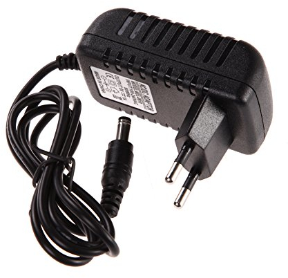 Junerain CA 100-240V Adaptador convertidor DC 5,5 x 2,5 mm 6V 1A 1000mA Cargador de Enchufe de la UE