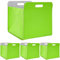 DuneDesign 4er Set: 100% Recycling Filz Aufbewahrungsbox 33x38x33 - Kompatibel Mit Kallax Regal - Für Kleider, Bücher, Spielzeug - Cube Storage Box