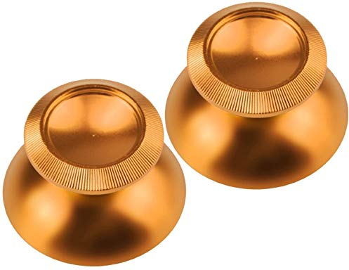 Capuchon en silicone en forme de champignon pour manette Xbox 360 (aluminium doré)