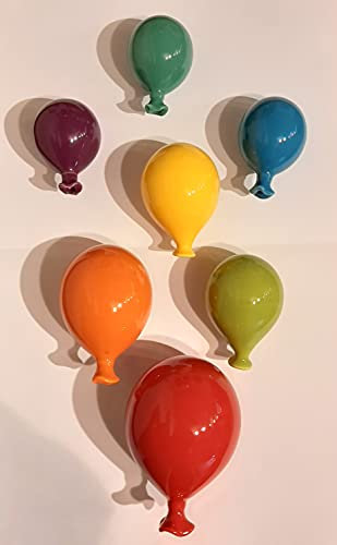 Palloncino in ceramica da appendere al muro, fatto a mano, artigianato, decorazione da parete, ideali per bomboniere