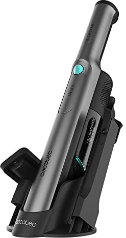 Cecotec Aspirapolvere portatile Conga Rockstar Micro 12000 (motore digitale brushless da 200 W, potenza di aspirazione 17 kPa, fino a 30 min, 2 modalità di alimentazione, tecnologia Cyclone)